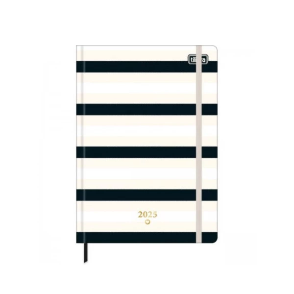 Agenda Planner 2025 Costurado Tilibra West Village Listras 145mm x 205mm