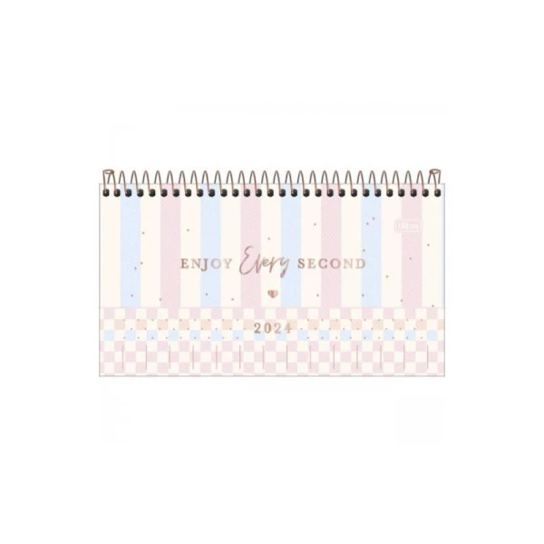 Agenda Semanal 2024 De Bolso Tilibra Soho Listras 167x89mm