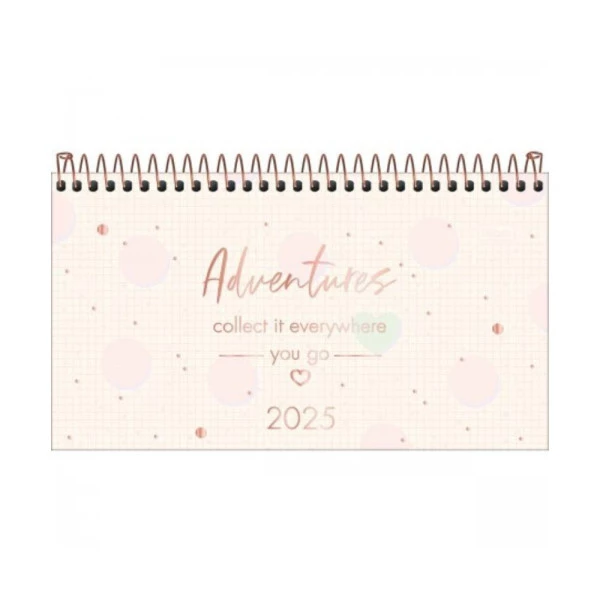 Agenda Semanal 2025 De Bolso Espiral Tilibra Soho Bolinhas 167mm x 89mm