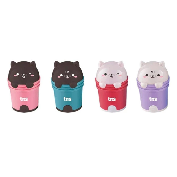 Apontador Com Borracha Tris Gatinho Kitty