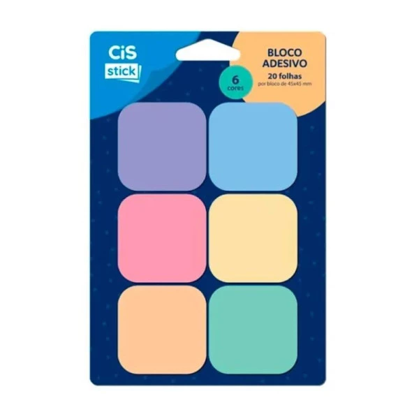 Bloco Adesivo Cis Stick Trend 6 Modelos C/20F
