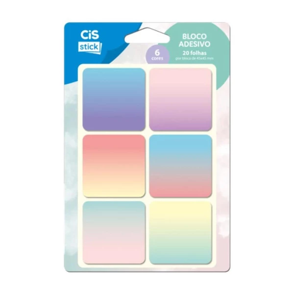 Bloco Adesivo Cis Stick Move 6 Modelos C/20F