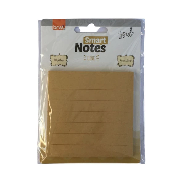 Post It Kraft Pautado BRW c/50 FLS