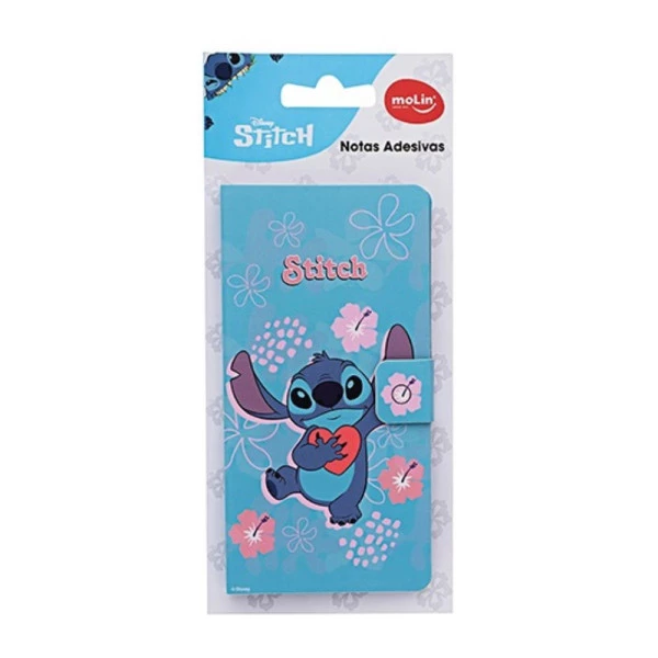 Bloco Notas Adesivas Stitch Caderninho Molin C/160F