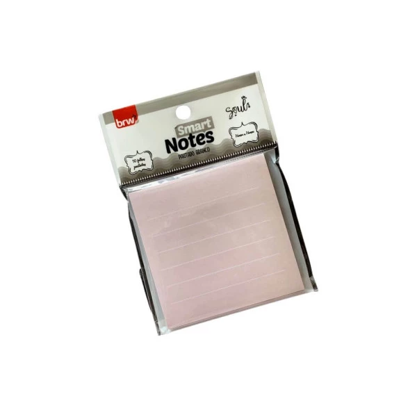 Bloco Smart Notes Pautado Cinza 50Fls BRW