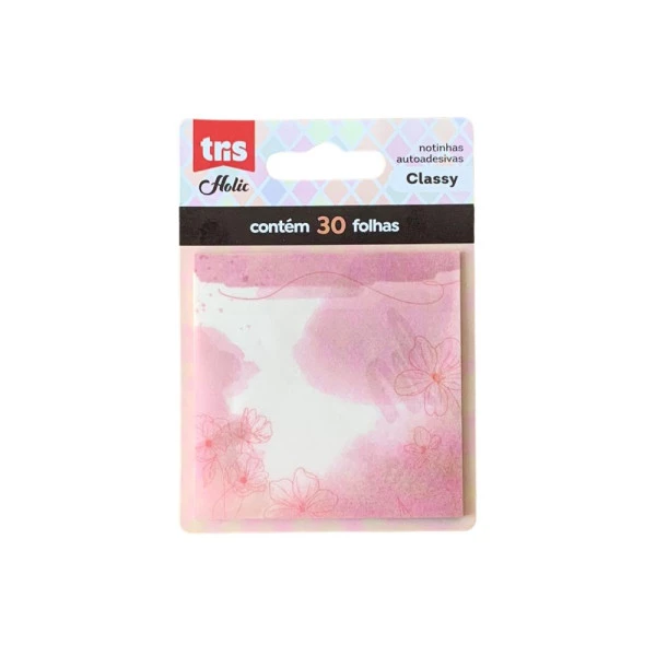 Bloco Adesivo Tris Holic Classy Rosa