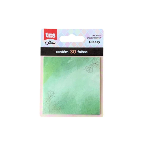 Bloco Adesivo Tris Holic Classy Verde