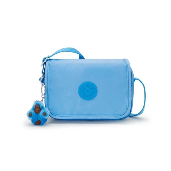 Bolsa Kipling Ikene Fairy Aqua Metallic Transversal