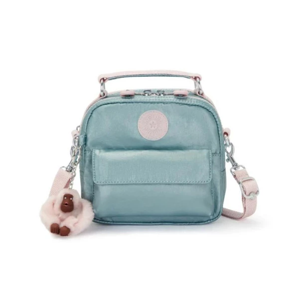 Bolsa Kipling Puck Fairy Green Metallic