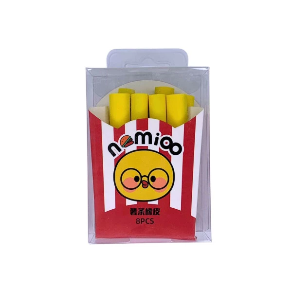 Borracha Batata Frita Kawaii Vermelho