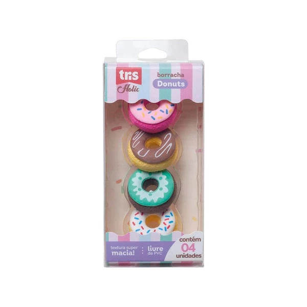Borracha Donuts Tris Holic C/4 Un