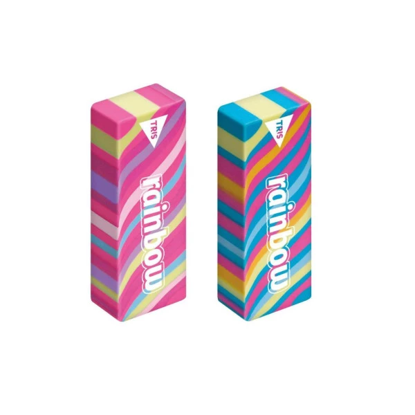 Borracha Escolar Rainbow Tris