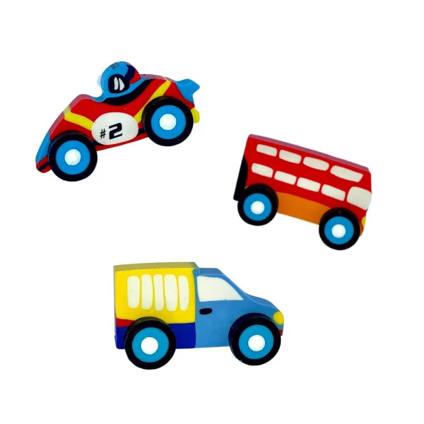 Borracha Fantasia Articulável Carros 3D Cis