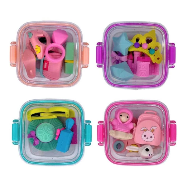 Borracha Mini Potinho Hermético Kawaii
