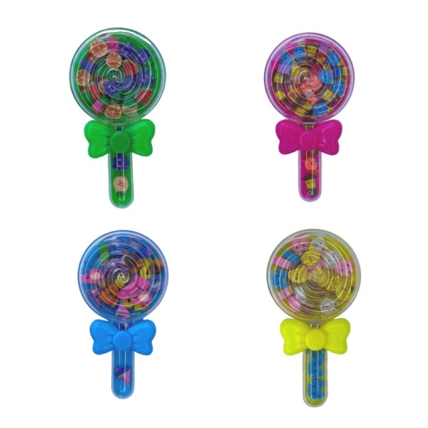 Pirulito com Mini Borrachas
