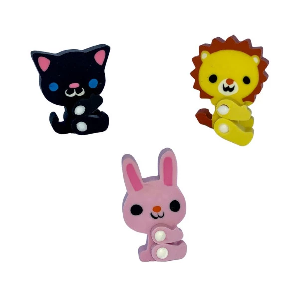 Borracha Fantasia Articulável Animais 3D Cis