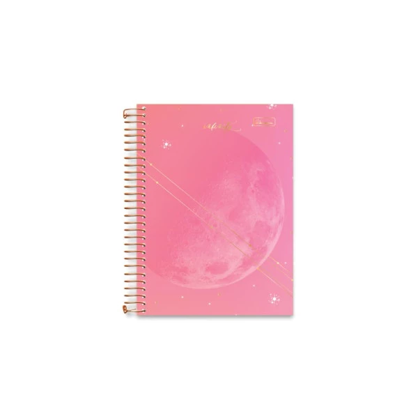 Caderneta Espiral A6 1/8 Infinity Cadersil Rosa