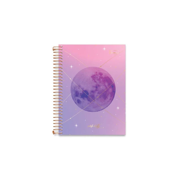 Caderneta Espiral A6 1/8 Infinity Cadersil Roxo