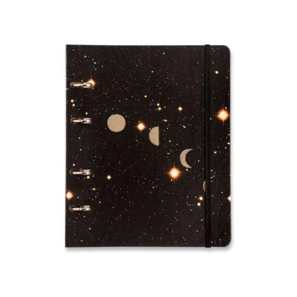 Caderno Argolado Cicero Criativo Astral Pautado Galáxian 17x24