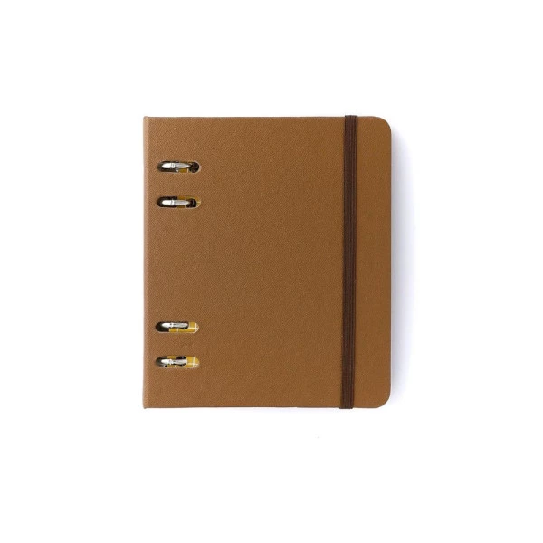 Caderno Argolado Cicero Criativo Office Duo Clássica Caramelo A6 10x14cm