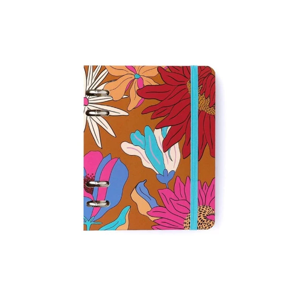 Caderno Argolado Cicero Criativo Office Duo Pólen Tropicália Caramelo A6 10x14cm