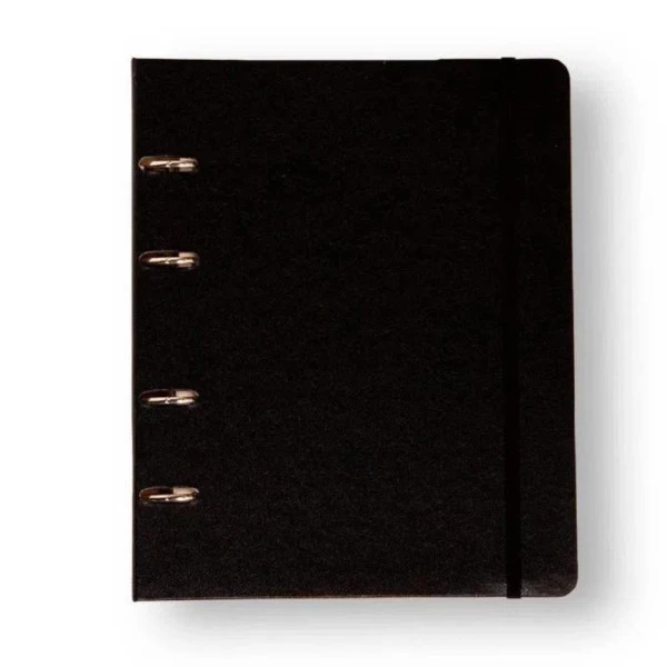 Caderno Argolado Cicero Criativo Organizador Pautado Classico Preto
