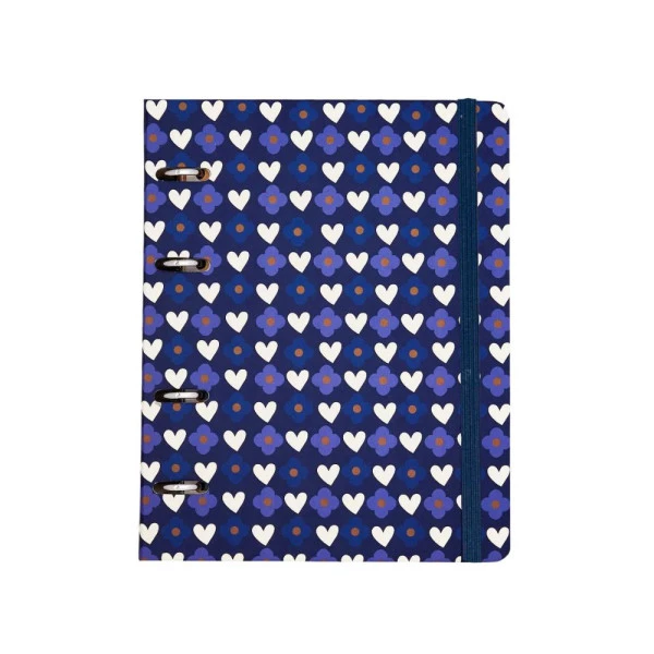 Caderno Argolado Criativo Office Duo A5 Cicero Ladrilhos Amor Florido