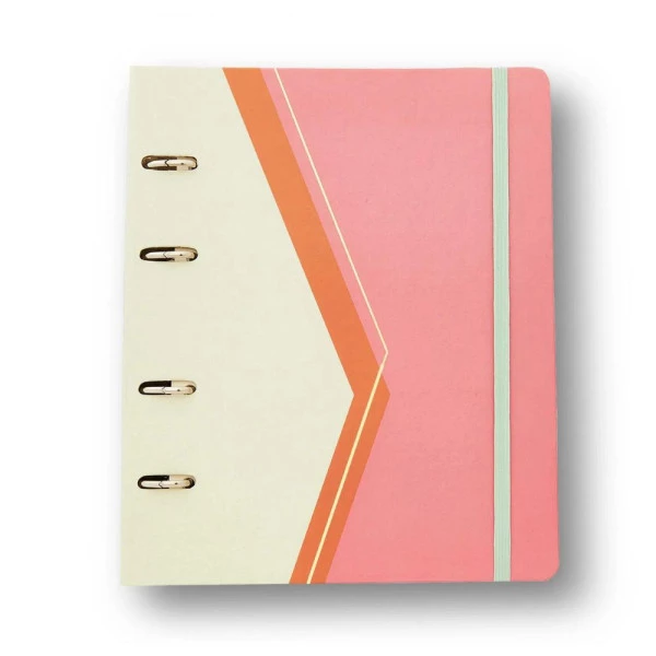 Caderno Argolado Criativo Organizador 17x24 Cicero Pastel Block Sport