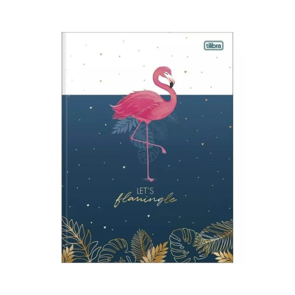 Caderno Brochurão Aloha Tilibra 80F Flamingle