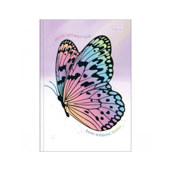 Caderno Brochurão Daisy Tilibra 80F Borboleta