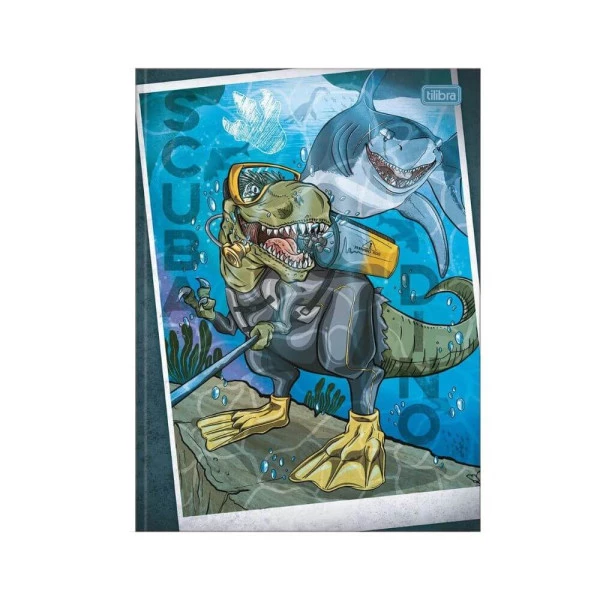 Caderno Brochurão Raptor Tilibra 80F Tubarão