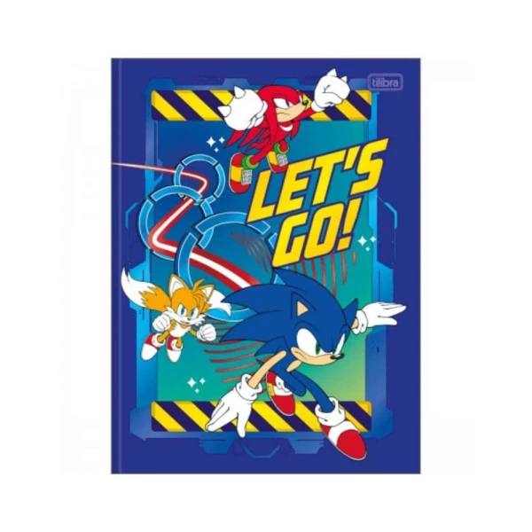 Caderno Brochurão Sonic Tilibra 80F Let's Go