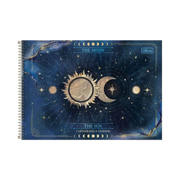Caderno Cartografia E Desenho Tilibra Magic The Sun