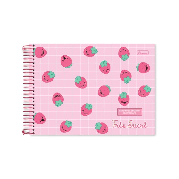 Caderno Cartografia E Desenho Trés Sucre Cadersil Moranguinhos
