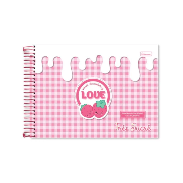 Caderno Cartografia E Desenho Trés Sucre Cadersil Love