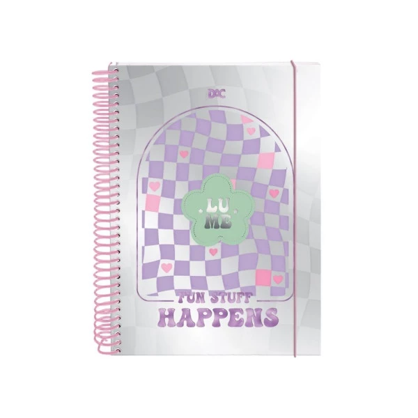 Caderno Colegial 10 Matérias Lume DAC