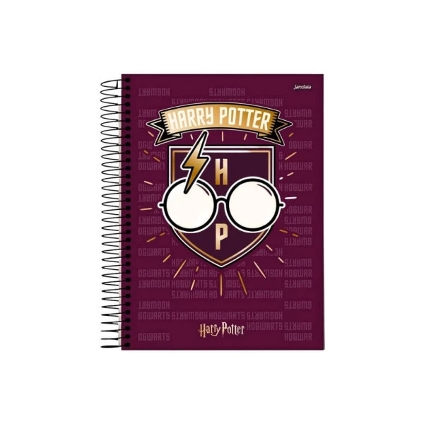 Caderno Colegial Harry Potter 10 Matérias Jandaia