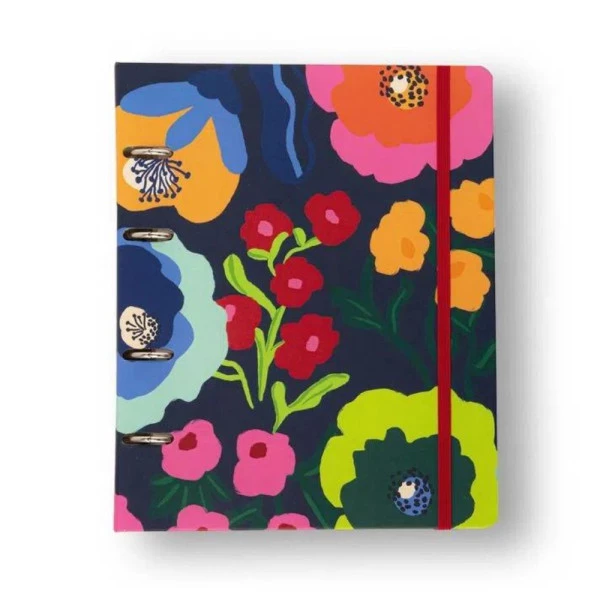 Caderno Argolado Cicero Criativo Organizador Pautado Polen Flores Marinho