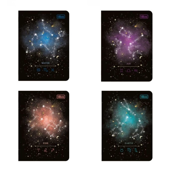 Caderno De Anotações Tilibra Grampeado Magic 150x208mm