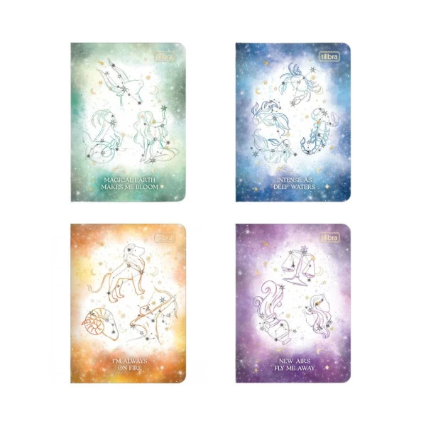 Caderno De Anotações Grampeado Tilibra Magic 1/8 123x176mm 32F