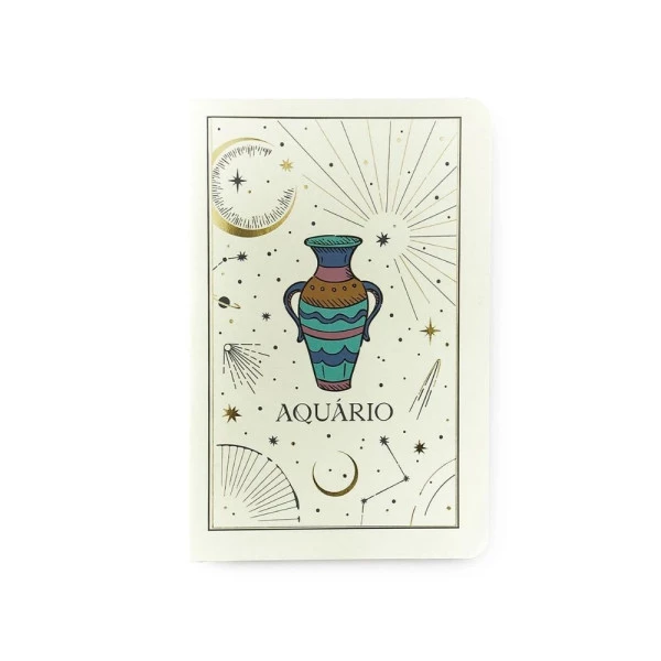 Caderno De Anotações Meu Pequeno Cicero Astral Aquário