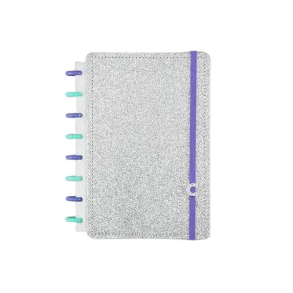 Caderno Inteligente A5 Let's Glitter Silver 2.0