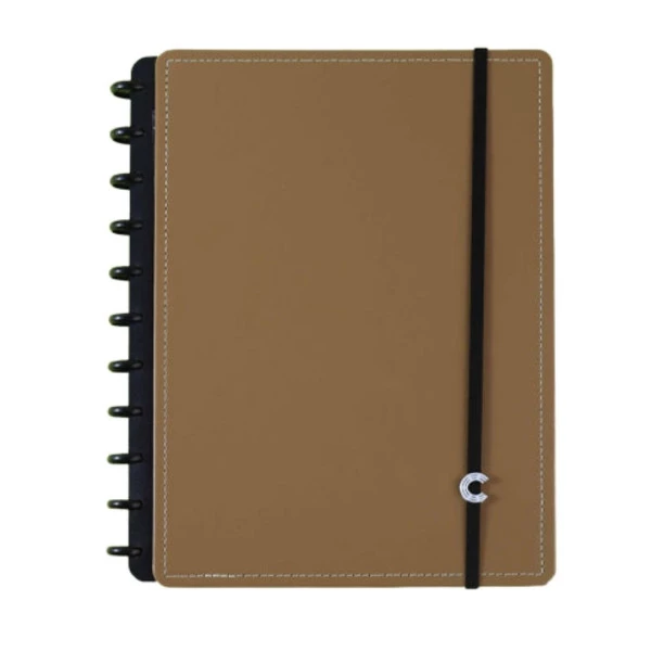 Caderno Inteligente Grande Caramel