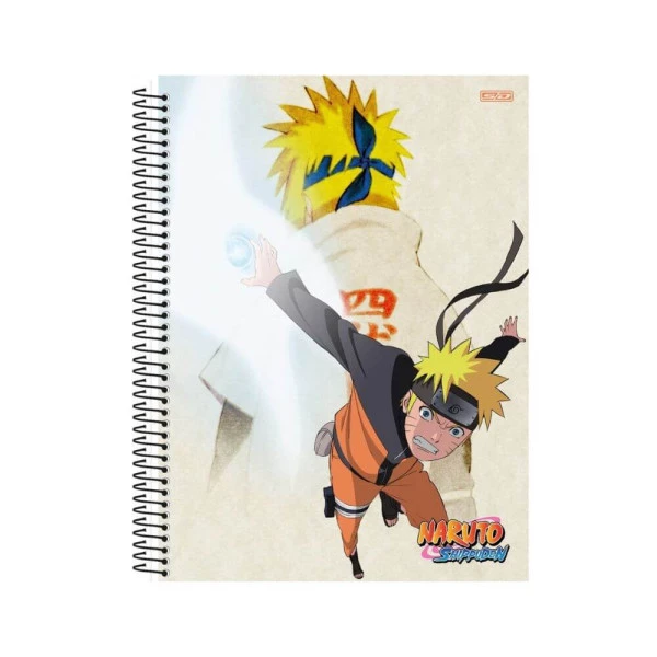 Caderno Naruto Universitário 10 Matérias São Domingos Minato
