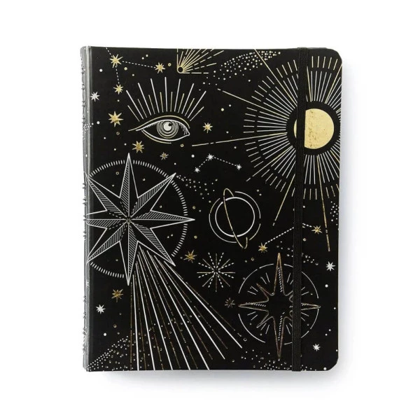 Caderno Organizador Cicero Astral Espaço Tempo Preto 17x24cm