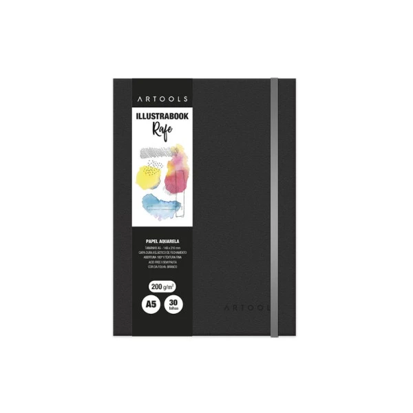 Caderno Para Desenho Illustrabook Rafe Artools A5 200g 30F