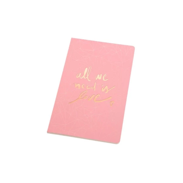 Caderno Pontilhado Flexível Ótima Geométrico Pink 12;5x20