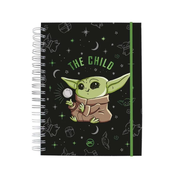 Caderno Smart Colegial Wire-o Mandalorian