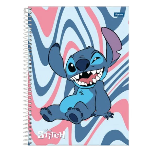 Caderno Universitário 1 Matéria Stitch Foroni 80f