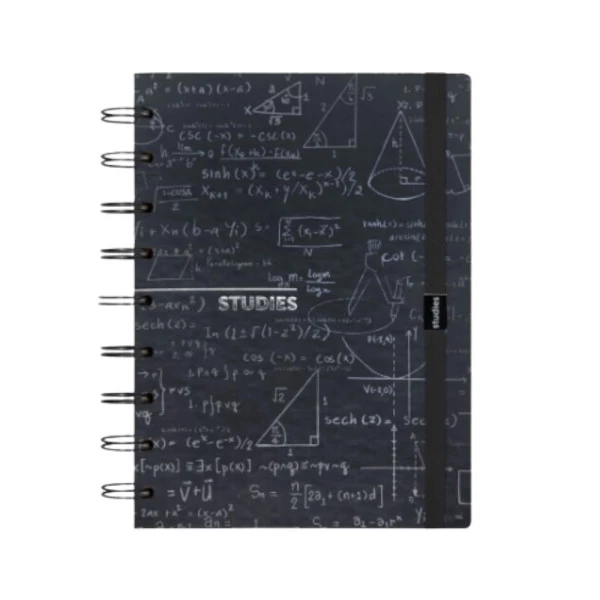Caderno Studies Médio Matemática Linhas Brancas